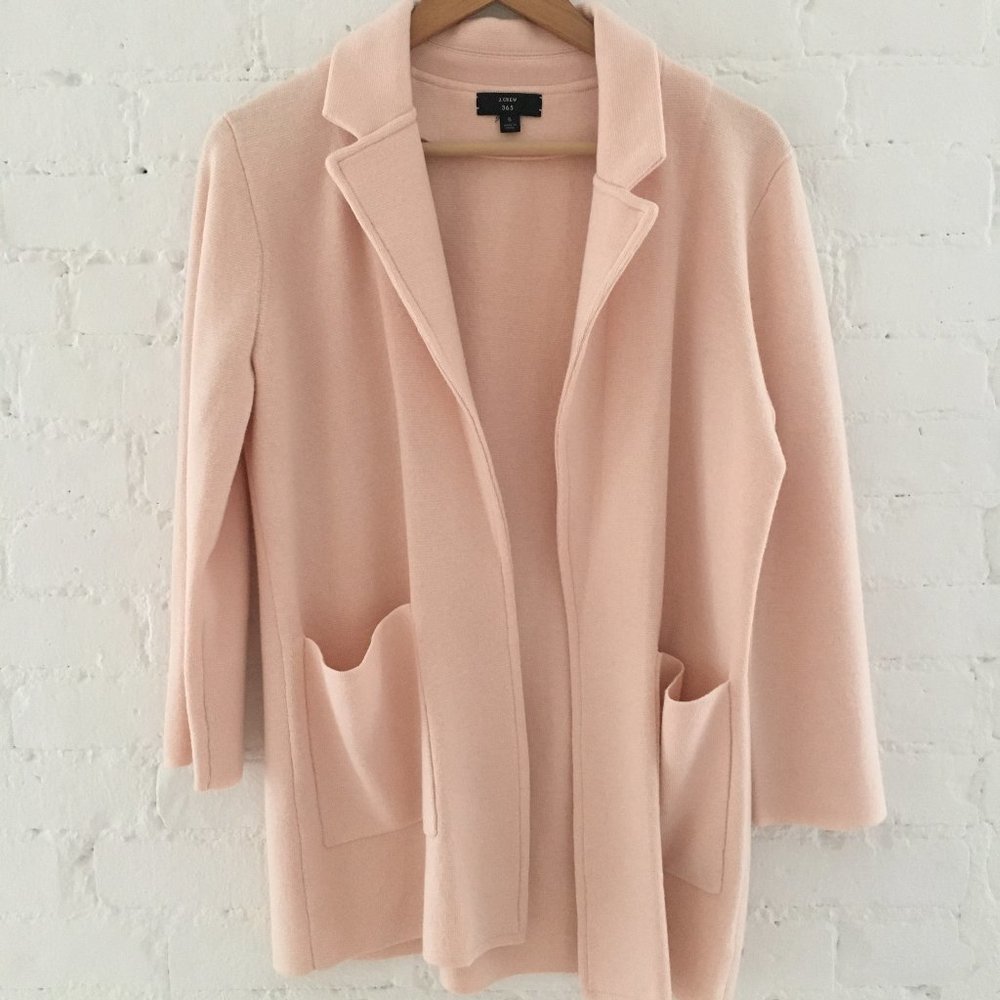 J.Crew sophie open-front sweater-blazer